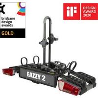 buzz rack titular de la bicicleta de ac onzzy 2 - plataforma plegable 2 bicicletas