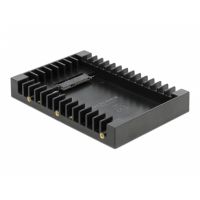 bastidor delock para instalacion 35 a 25 sata negro