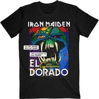 iron maiden camiseta el dorado para hombre