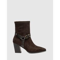 lodi botines botin a-adela marron para mujer