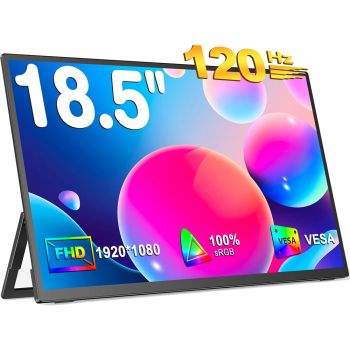 Monitor UPERFECT UMax de 18 18.5 pulgadas 120HZ FHD HDR IPS Type C portátil computadora pantalla de juego para smartphon