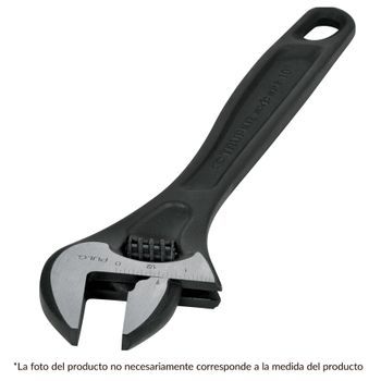Llave Ajustable Profesional Pavonada - 450 Mm