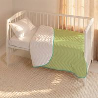 arista colcha cuna 100x130 cm verde