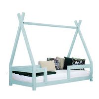 cama cabana infantil nakana 90 x 200 azul claro