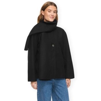 Vila Abrigo Lucia Coat - Black Beauty para mujer