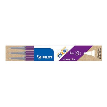 Pilot Frixion Point Recambio para bolígrafo violeta 3 unidades