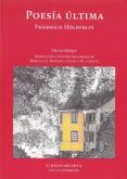 poesia ultima (ed. bilingüe)