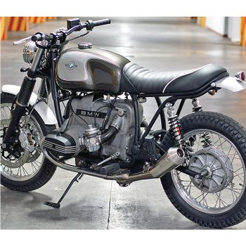 Silenciador de escape BMW R Boxer 2V '73- Mass Cafe Racer Curve kit 2-1