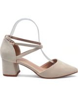 de timbos sandalia tacon vestir de mujer apricot 131021 beige