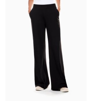 EA7 para mujer. 7W000462_AF13135 Pantalón Amplio Core Lady negro (XL), Casual, Poliéster