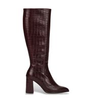 wonders para mujer m-5432 botas de piel aurora 32 marron 39 8 a 10cm cremallera casual