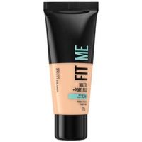 maybelline new york base de maquillaje fit me matte  poreless para mujer