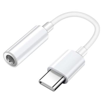 Adaptador Samsung USB-C a Jack 3,5 mm Audio Blanco