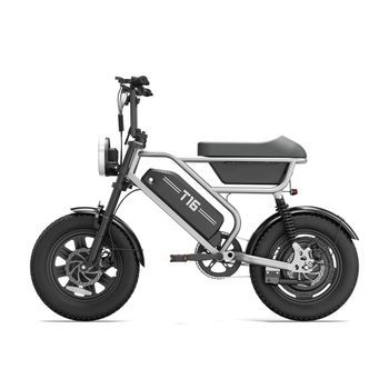 Urlife T16 Bicicleta Eléctrica Compacta, Fatbike De 16