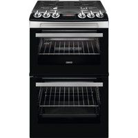 zcg43250xa 55 cm gas cooker - stainless steel stainless steel