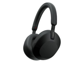 Auriculares inalámbricos - Sony WH-1000XM5SA, Estuche blando, Cancelación ruido , 30h, Hi-Res, Carga Rápida, Bluetooth, Diadema, iOS/Android, Negro