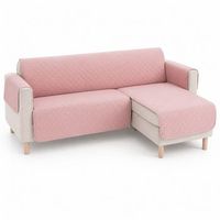 funda chaise longue acolchado sweet rosa 280cm