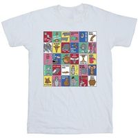dessins animes tops y camisetas grid squares para nino