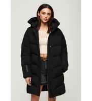 superdry para mujer w5011782a parka acolchada city chevron negro s casual poliester manga larga