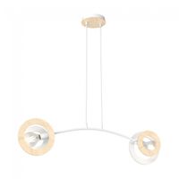 lampara de techo baco 2 luces