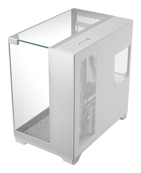 CAJA ATX SEMITORRE GAMING MARS GAMING MCVISION TRIPLE CRISTAL TEMPLADO GPU 415mm 1x3.5 3x2.5 BLANCO