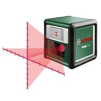 bosch laser de lineas cruzadas quigo plus con tripode alineacion facil a distancias iguales y variables gracias a las marcas en la linea de laser en caja de carton