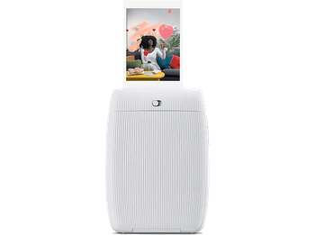 Impresora fotográfica - Fujifilm Mini Link 3, Exposición de 3 colores con OLED, 800 × 600 puntos, Impresión en 15 segs, Clay White