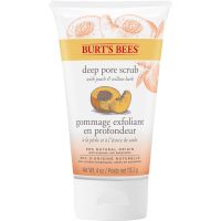 burts bees peach  willowbark deep pore scrub 4 oz  110g