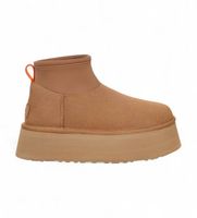 ugg para mujer 1168170 botines de piel classic mini dipper marron 41 3 a 5cm ninguno casual