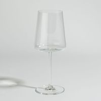 copa de vidrio transparente