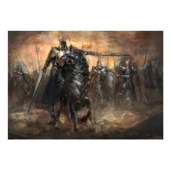 Papel Pintado 3d - Jinete Negro (200x140 Cm)