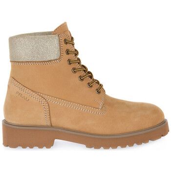 Frau Botines GIALLO NABUCK LUREX para mujer
