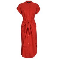 lauren ralph lauren vestido largo chonie-short sleeve-day dress para mujer
