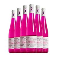 bas vino blanco deseado semi-seco semi-dulce 75 cl 13 vol pack de 6 unidades