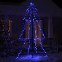 arbol de navidad  decoraciones de navidad 300 luces led interior y exterior 120x220 cm cfw614611