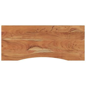 Tablero De Escritorio Rectangular Madera Acacia 140x60x2,5 Cm Vidaxl