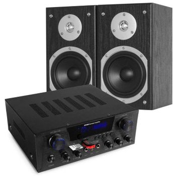 Sistema estéreo Fenton AV120BT 120W RMS Bluetooth USB AUX Karaoke
