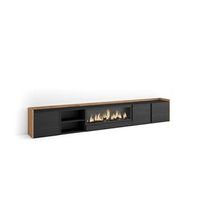 mueble tv trapiche-01 con chimenea electrica para salon