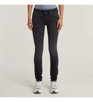 g-star para mujer 60883-c910-g108 jeans midge cody mid skinny negro 2932 casual algodon denim
