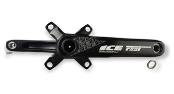 Platos y bielas ice blade 2 0 bmx 24 mm negro