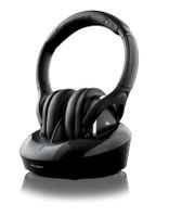 meliconi hp digital plus auriculares inalambrico y alambrico diadema tv base de carga negro