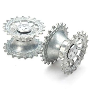 Rueda motriz de metal Heng Long para tanques alemanes Tiger Panther RC 1/16 - Piezas