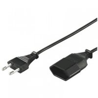 goobay cable de alimentacion para extension cee 716 2m negro