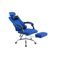 silla racing fellow simil cuero azul 63x60x120 cm clp
