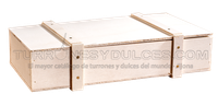 turron a la piedra artesano - caja de madera 300 g