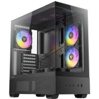 caja atx antec cx705 argb vista panoramica 270 5 ventiladores pwm