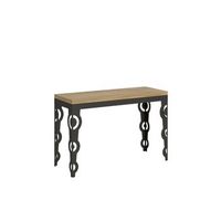 mesa tipo libro 120200x4590 cm karamay double roble natural estructura antracita