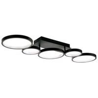 lampara de techo toolight app1900-c black led