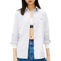 tommy hilfiger camisa tjw reg oxford para mujer