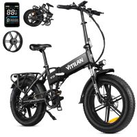 eu direct vitilan v3 20 bicicleta electrica frenos de disco duales hidraulicos 48v 13ah motor de 750w velocidad maxim